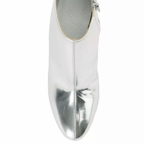 Maison Margiela Silver Italy Mirror Ankle Booties - Picture 3 of 16